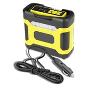 12V 150 PSI DC Digital Tire Inflator Portable Air Compressor with Pressure Gauge for Cars, Bicycles, Motorcycles,Balls - Yellow