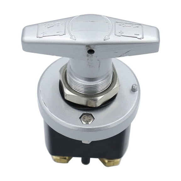 12V 1500 Amp Heavy Duty Battery Switch with Rush Keep It Clean Muscle Car Battery Isolator Disconnector,1 x main power switch,Silver