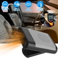 thumbnail image 1 of 12V 150W Portable Car Heater 2 in 1 Heating Cooling Defroster Fans Fast Heating Defrost Defogger Window Defroster 360° Rotatable Base for Car SUV Jeeps Trucks, 1 of 7