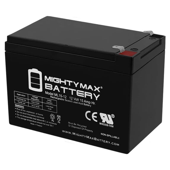 12V 15AH F2 Replacement Battery for Z-Lightning