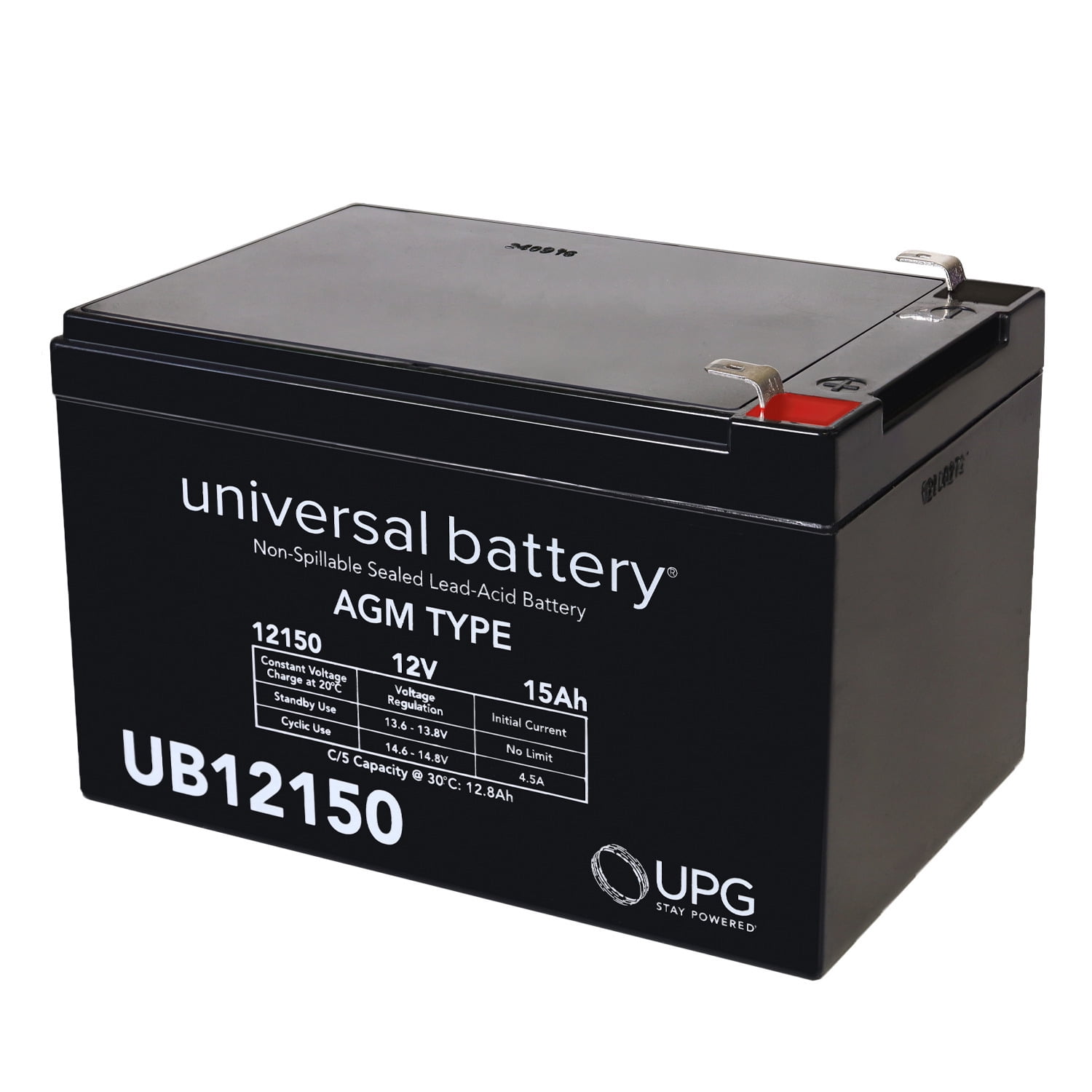 12V 15AH F2 SEALED LEAD ACID AGM DEEP-CYCLE RECHARGEABLE BATTERY