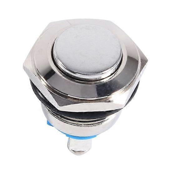 12V 16mm Waterproof Metal Momentary Car Vehicle Button Push ON/OFF Horn ...