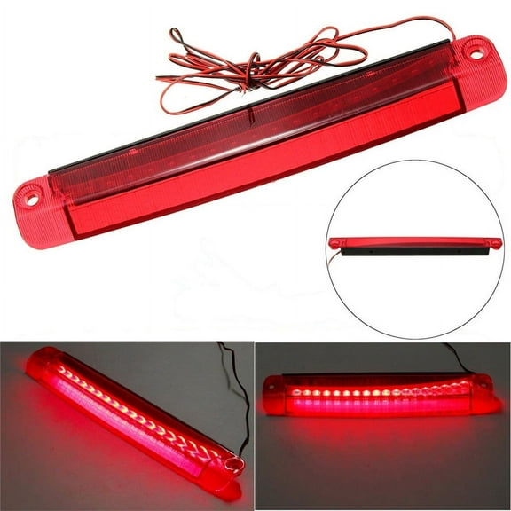 12V 18 LED Red High Mount Car Tail Third Stop Reversing Light 3rd Brake Lamp Bar