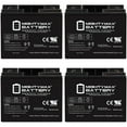 thumbnail image 1 of 12V 18AH F2 Battery Replaces GS Portalac PE12V17B1 Lighting - 4 Pack, 1 of 12