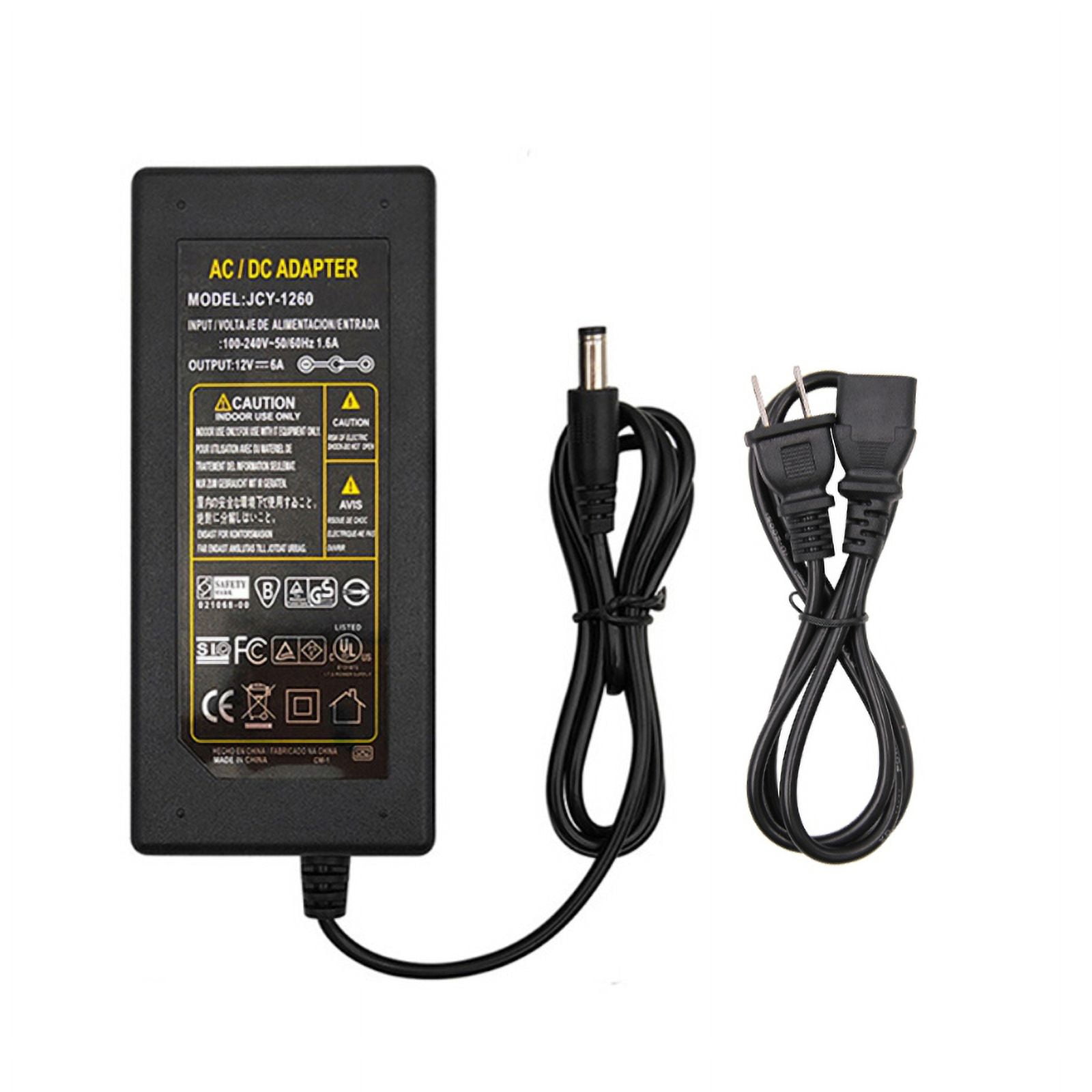 12V 4A AC to DC Adapter Power Supply 100-240V 50/60Hz