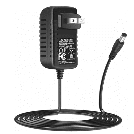 12V Power Supply, Universal Security Camera AC/DC Power Adapter Black Power Supply Cord Adapter Charger for LED Strip Light, CCTV Camera, BT Speaker, GPS, Webcam, Router, DC12V Transformer, 5.5*2.1mm