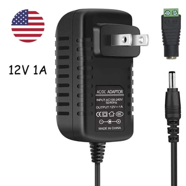Gonine 12V 2A 1A Power Adapter, DC Cord for 12Vdc Devices with 5 Tips ...