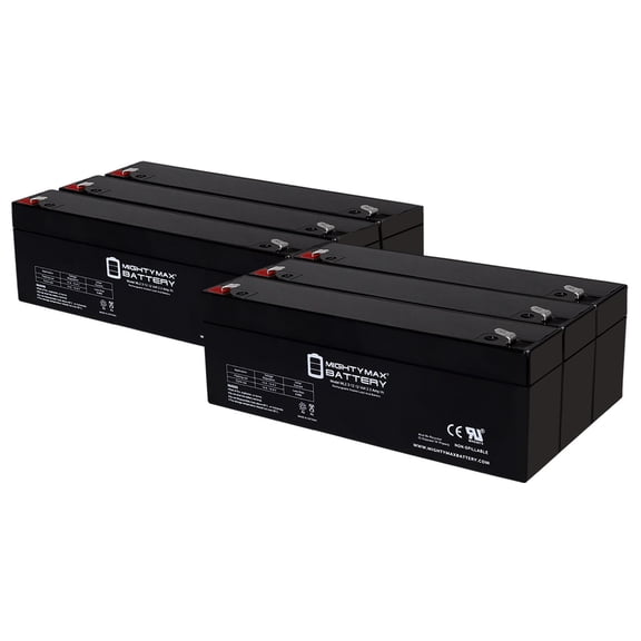 12V 2.3AH F1 SLA Replacement Battery Compatible With Sunlight SPA 12-2.3 - 6 Pack