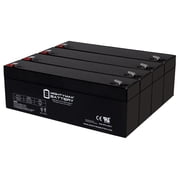 12V 2.3AH F1 SLA Replacement Battery Compatible With UPlus US12-2.3 - 4 Pack
