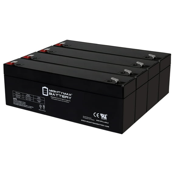 12V 2.3AH F1 SLA Replacement Battery Compatible With Volta VT12023 - 4 Pack