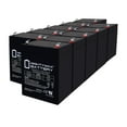 thumbnail image 1 of 12V 2.9AH F1 SLA Replacement Battery Compatible With Invacare Corp Wingo Stretch Chair - 10 Pack, 1 of 12