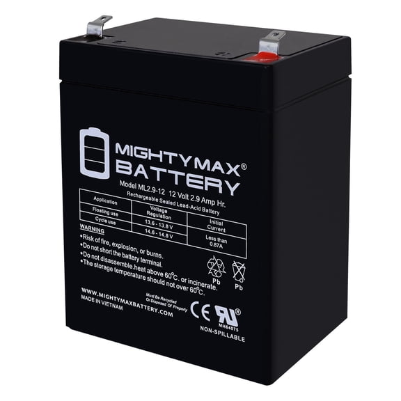 12V 2.9AH F1 SLA Replacement Battery Compatible With Nihon Kohden CardioLife Tec-9328