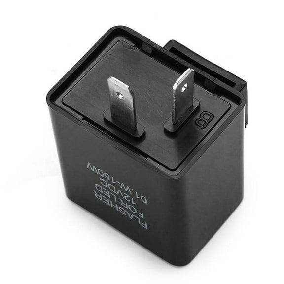12V 2 Pin Motorcycle Blinker Adjustable LED Flasher Turn Relay Indicator. U1V9