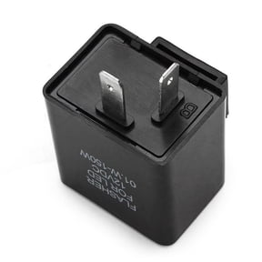 12V 2 Pin Turn Signal Indicator Car Motorcycle Control Relay Adjustable LED Flasher Relay Flasher Blinker Relay