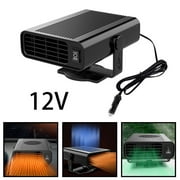 12V 2 in 1 Portable Car Cooler, Auto Electronic Air Conditioner Fan Fast Cooling Car Heater Heating/Natural Wind Function