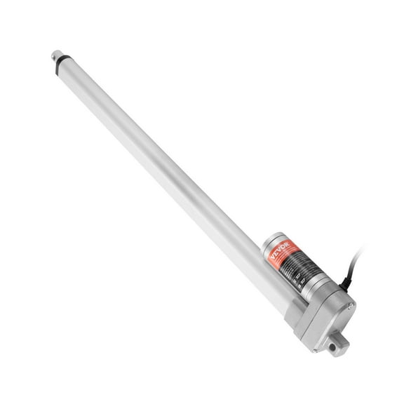 12V 20 Inch Waterproof IP65 Linear Actuator 660lbs 3000N 0.19 Inch per Second with Mounting Bracket for Outdoor Use