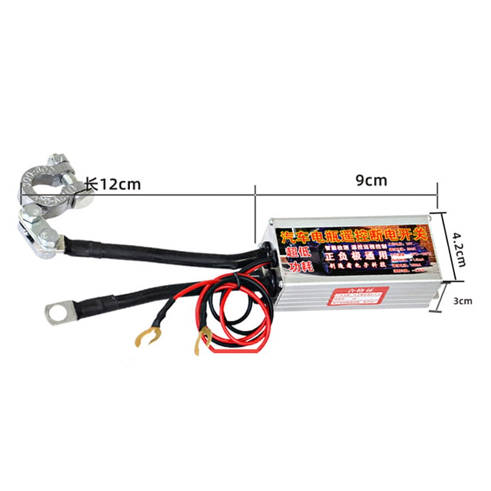 12V 200A Car Battery Switch Disconnect Cut Off Master Kill with 2 Remote Control