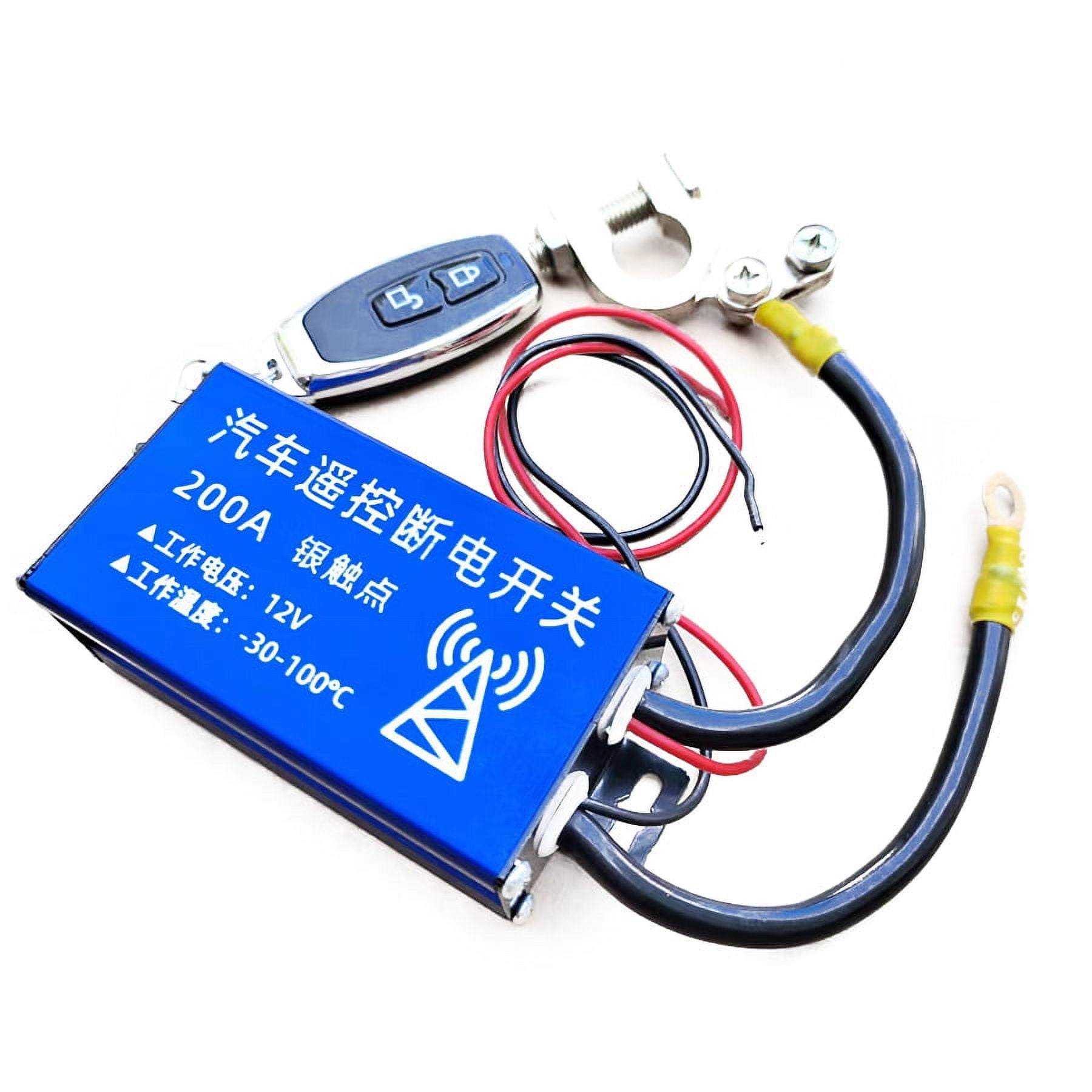 12V 200A Wireless Remote Control Car Battery Disconnect Cut Off Master