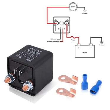 200 AMP High Current Automotive Relay Car Dual Battery Isolator 12V DC