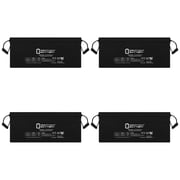 12V 200Ah 4D Battery Replaces Concorde Sun Xtender PVX 2120L - 4 Pack