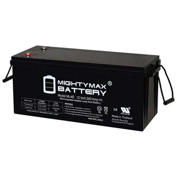 12V 200Ah 4D SLA AGM Replacement for Power-Sonic 12V 200Ah