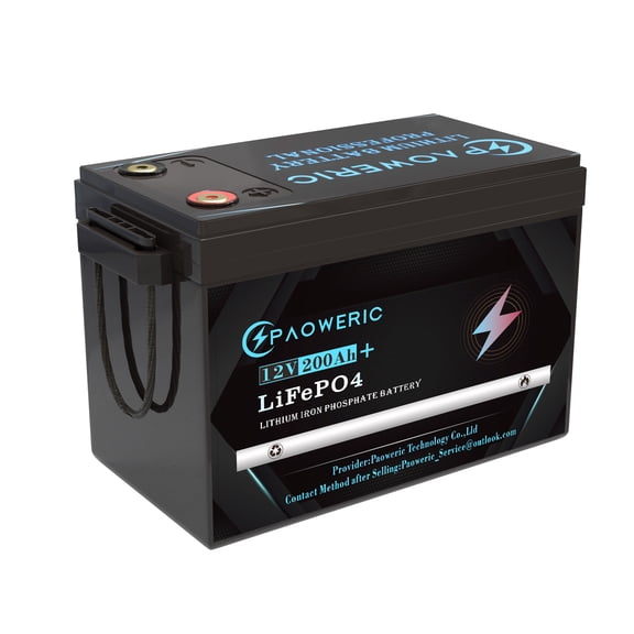 12V 200Ah LiFePO4 Battery, Rechargeable Lithium Battery with 150A BMS,Perfect for RV,Solar,Off-Grid