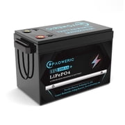 12V 200Ah LiFePO4 Battery with 150A BMS, Max. 1920W Power,Compact Lithium Iron Phosphate Battery for Solar,RV,Home Energy Storage