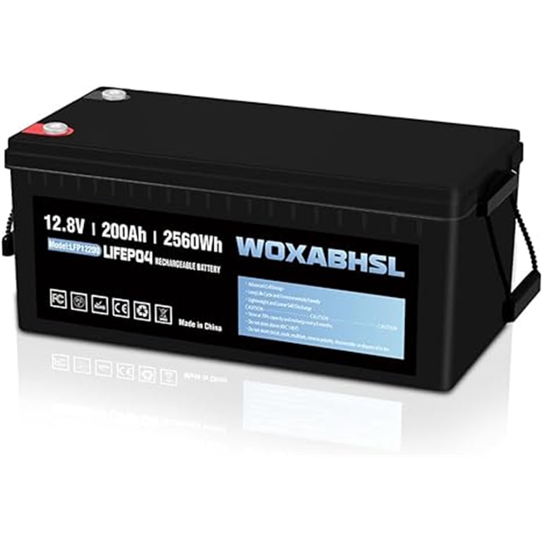 Deep Cycle Battery For RV Solar Power Queen 12V 200Ah LiFePO4 Lithium ...