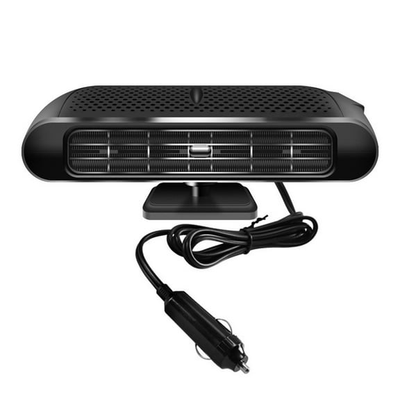 12V 200W Car Heater and Defroster Portable Windshield Defogger with Dual Heating and Cooling Function, Cigarette Lighter Plug in Vehicle Heater for Fast Winter Warming and Defrosting