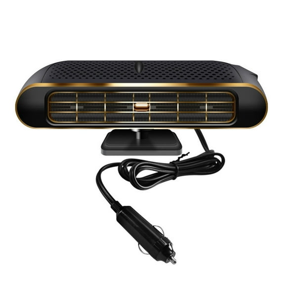 12V 200W Car Heater and Defroster Portable Windshield Defogger with Dual Heating and Cooling Function, Cigarette Lighter Plug in Vehicle Heater for Fast Winter Warming and Defrosting