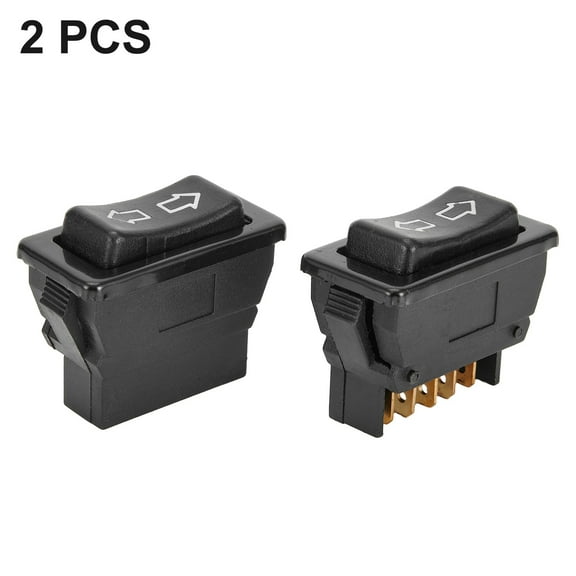 12V 20A 2-Way Momentary Electric Antenna Up/Down Rocker Switch 12 Volt Application Modified Switch Rocker Switch 5 Pin Black