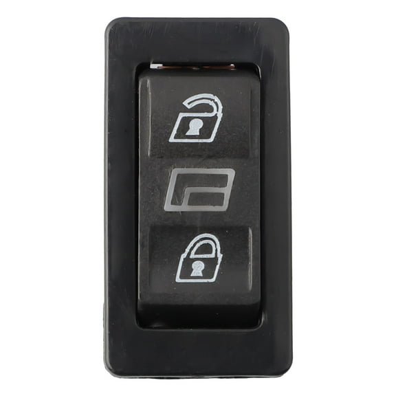 12V 20A DPDT Power Window Switch with 5 Pins, 3-in-1 Car Door Glass & Lock Control Replacement, Interior Black Switch for Left/Right Side Control, High Sensitivity, Easy Install