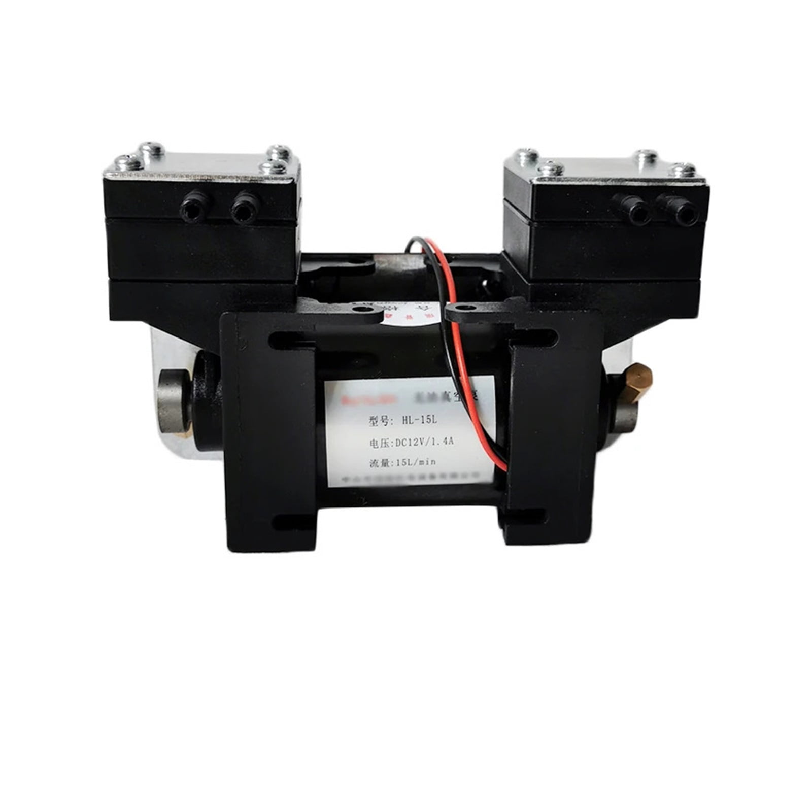 12V/220 High Positive And Negative Pressure Miniature Vacuum Pump, Large Flow Beauty Instrument Mute Double-head Diaphragm Pump ,Easy to Use