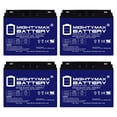 thumbnail image 1 of 12V 22AH GEL Battery Replacement for Zap ElectriC Cruiser Sx - 4 Pack, 1 of 14