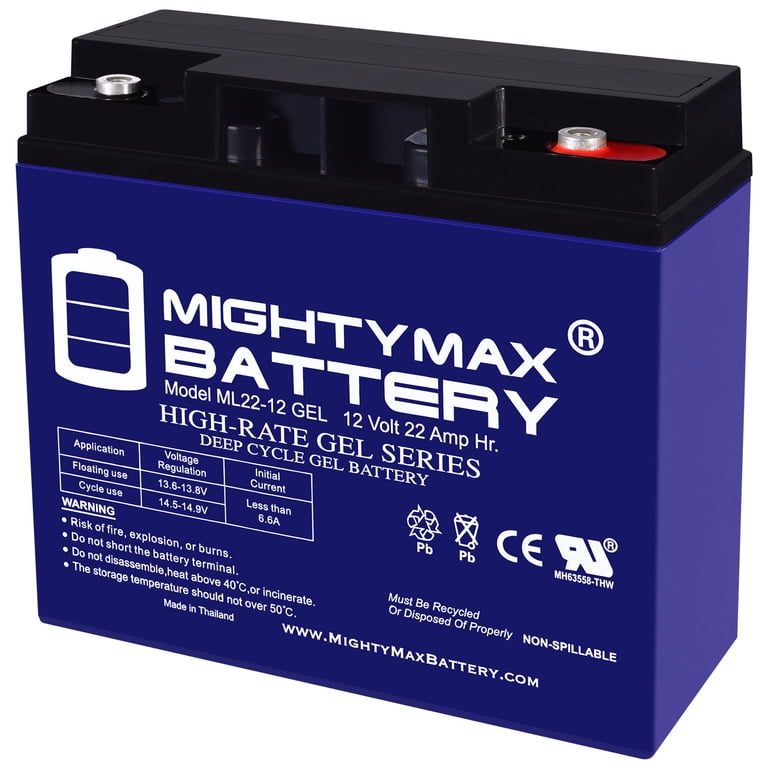 12V 22AH GEL Battery Replacement for Quick Cable Rescue 2000 PowerPack Jump Starter - Walmart.com 12V 22AH GEL Battery Replacement for Quick Cable Rescue 2000 PowerPack Jump Starter - Walmart.com