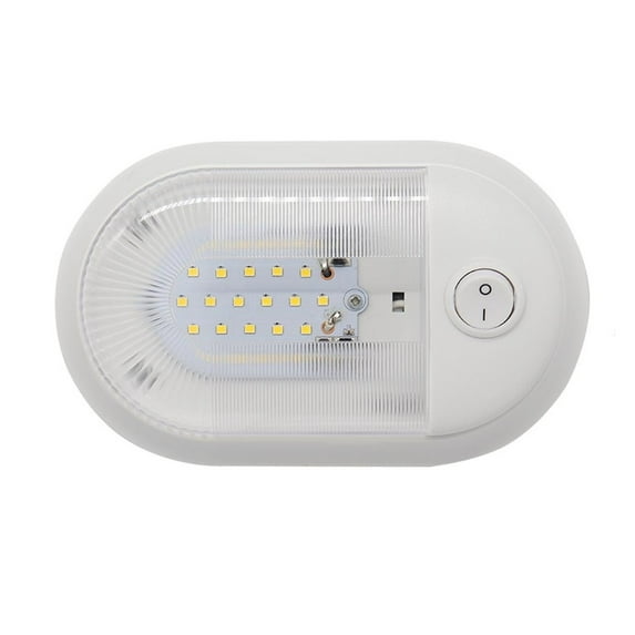 12V 24/48 LED Dome Light Ceiling Lamp With Switch Caravan Accessories For RV Marine Boat Yacht Camping Car Motorhome Trailer ,Easy Installation