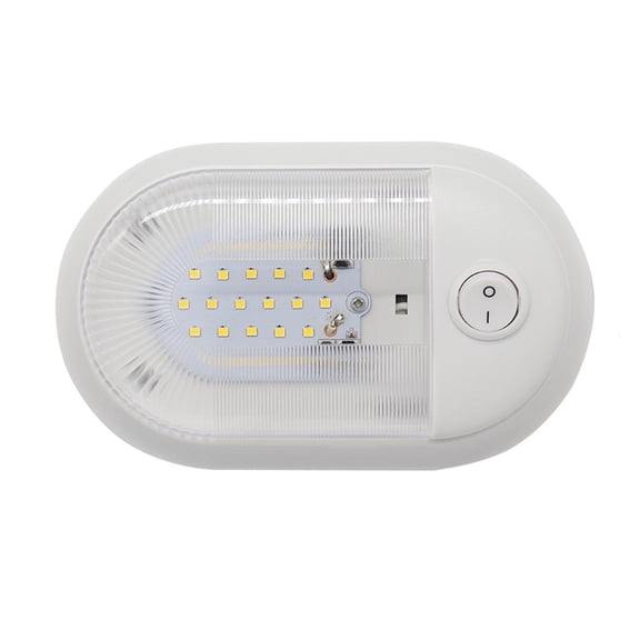 12V 24/48 LED Dome Light Ceiling Lamp With Switch Caravan Accessories For RV Marine Boat Yacht Camping Car Motorhome Trailer ,RV Universal Fit