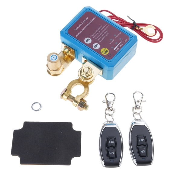 12V 240A Car Battery Remote Control Auto with LED Indicator Light Remote Battery Disconnect