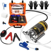 12V 24V 100W Electric Oil Change Extractor Pump, Transfer Pump Kit, Flow Rate 1 to 4 L/min, for Engine Oil, Transmission Fluid, and Gear Oil, Compatible with Cars, Trucks, RVs, Boats, Moto