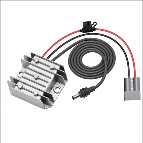 12V 24V to 30V Mini DC Converter, IP68 Waterproof 3.5A Voltage Booster, 105W Aluminum Alloy Step-Up Power Supply with Anderson Plug for Vehicles, RV, Marine, Starlink, and Outdoor Equipment