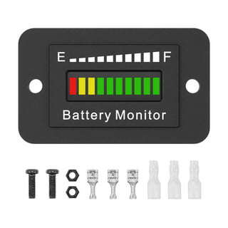 Portable Battery Monitor 12v 24v 36v 48v 60v 72v Car Golf cart Battery  Tester Digital Battery Capacity 7-100V Voltage L9BC - AliExpress