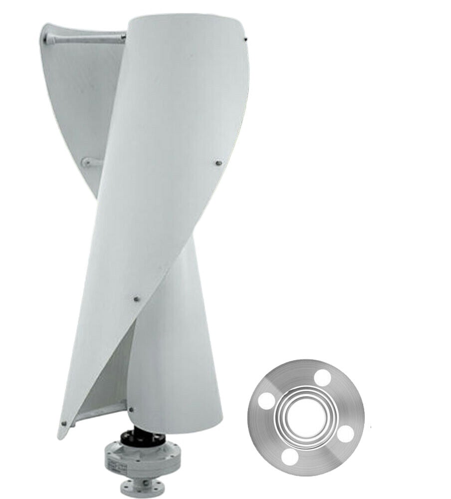 12V/24V 400W Vertical Helix Wind Power Turbine Generator Kit For Household Hybrid Solar Wind System