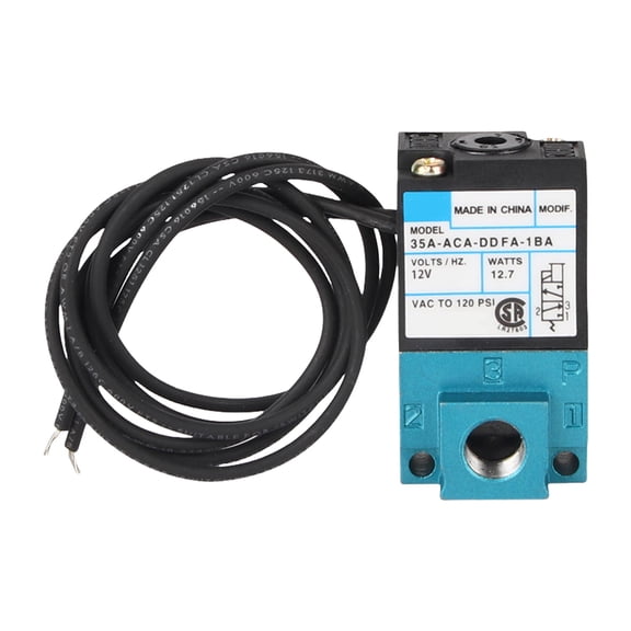 12V/24V 5.40W Marking Dispensing Machine Valves Replacement 3 Port Boosts Control Solenoid Valves Easy to Install