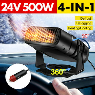 Car Heater 12V 150W Windshield Defogger and Defroster 360° Rotatable Auto  Window Defroster 2 In 1 Fast Heating and Cooling Fan Reusable Car Defogger
