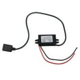 thumbnail image 1 of 12V 24V to 5V USB Converter, DC DC Step Down Adapter 12V to USB 5V 3A Converter Regulator Cable Wires Car LED Display Power Supply Inventor Converter Module Transformer Adapter, 1 of 9