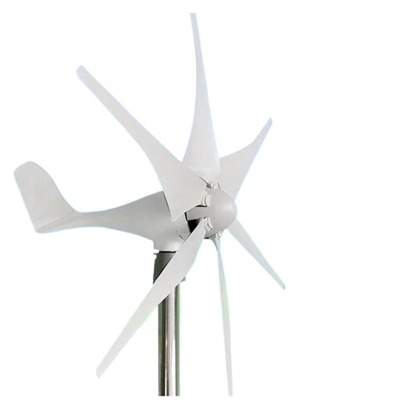 12V/24V 6000W Wind Turbines Generator 3/5/6 Blades Home Windmill No Flange Seat More Easy Install - 24V 3 BLADES