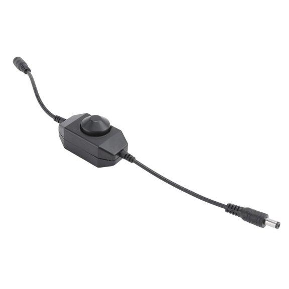 12V / 24V 6A LED Dimmer Controller Adjust brightness for easy Color Clear, Black,1 x Dimmer,Black