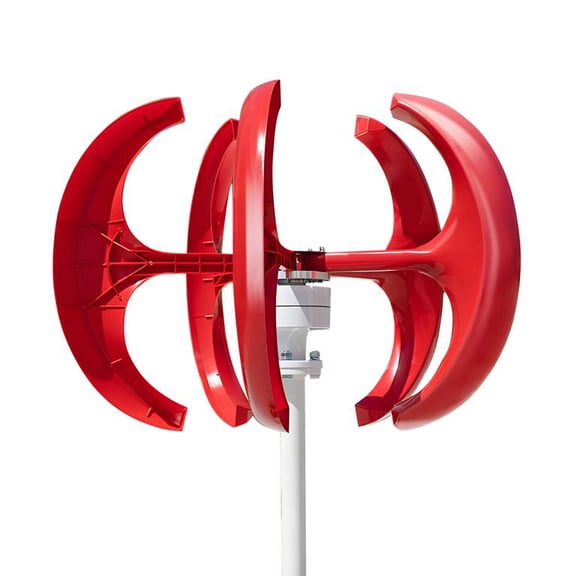12V/24V 800W Wind Turbines, Nylon Fiber Aerodynamic Blades, Low Vibration Operation, for Wind Solar Complementary System, 35 x 24 Inch