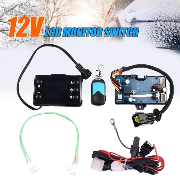 12V / 24V Air Diesel Heater Lcd Monitor Control Motherboard Remote Wire Harness
