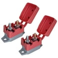 thumbnail image 1 of 12V - 24V Automatic Reset 30 Amp Circuit Breaker with Cover Stud Bolt for Automotive, Marine, Trailers (2), 1 of 5